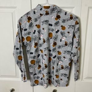 🆕 Vtg Northern Getaway Boys Long Sleeve Shirt M